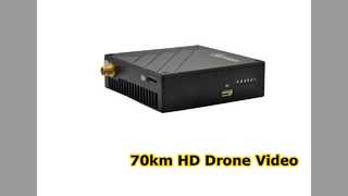 Collegamento video UAV C50HPT 70 km HD a bassa latenza