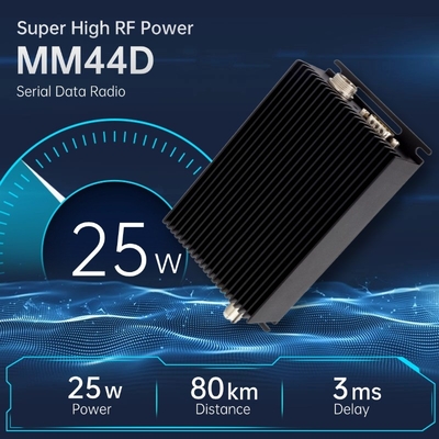 MM44D Super Alta Potenza 25Watt 50KM ~ 80KM Serial Data Radio Data Link DTL RS232 / RS485 / TTL