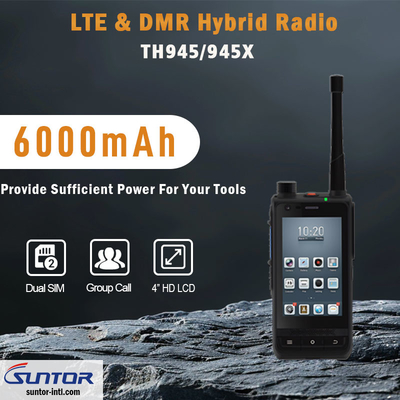 TH945D DMR LTE Radio con gamma di frequenze UHF/VHF e spaziamento tra canali a 12,5 KHz/25 KHz per una copertura ampia e flessibile