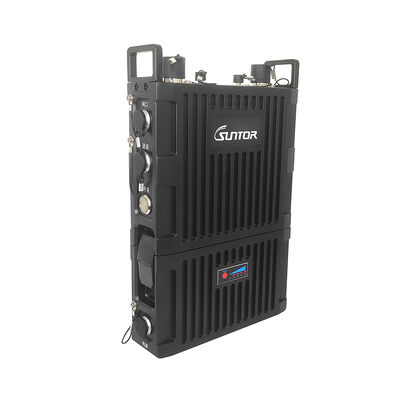90M/bps Rate dati Multi-node Manpack Mesh Radio per la sicurezza pubblica